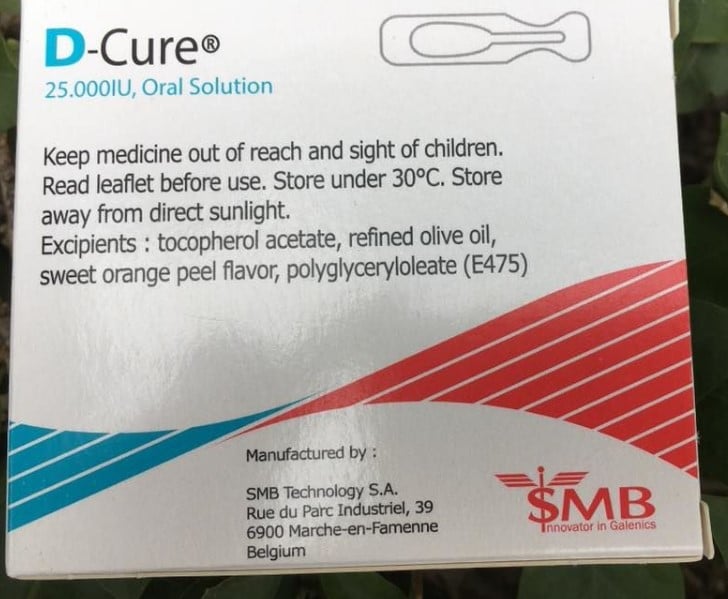 Bổ sung vitamin D cho trẻ sơ sinh